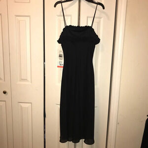 NWT BREAKIN LOOSE Spaghetti Strap Midi Dress 7/8